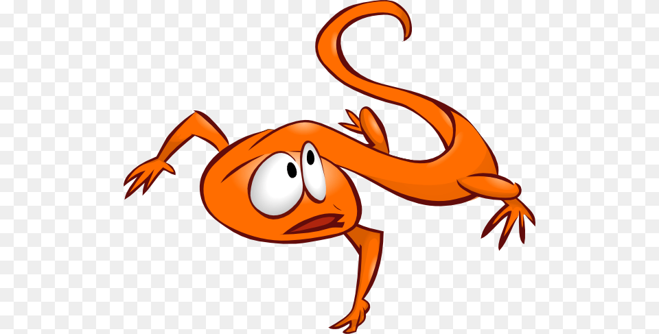 Orange Lizard Running Away Clip Art, Animal, Dynamite, Weapon, Amphibian Png Image