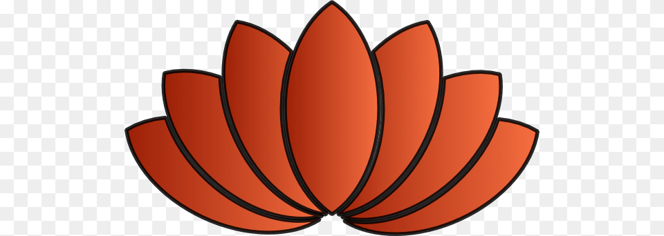Orange Lotus Flower Svg Clip Art For Web, Blade, Sliced, Knife, Cooking Png