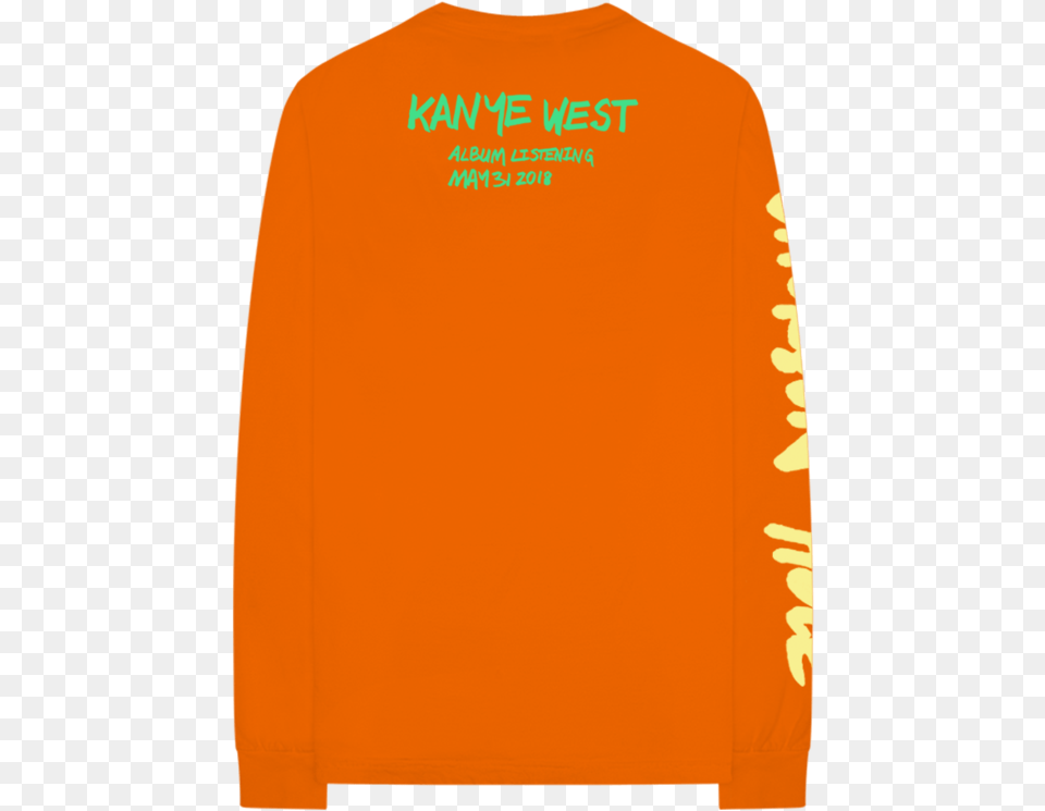 Orange Ls Tee Back 900x Long Sleeved T Shirt, Sweatshirt, Clothing, Knitwear, Long Sleeve Free Png Download