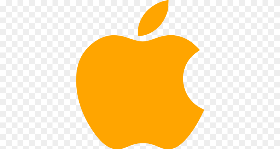 Orange Mac Os Icon Orange Apple Logo, Plant, Produce, Fruit, Food Png Image