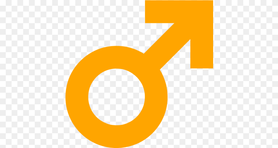 Orange Male 2 Icon Orange Gender Icons Orange Male Symbol, Key Free Transparent Png