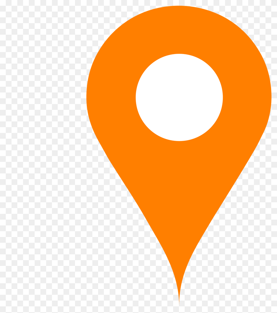 Orange Map Pin, Balloon Png Image