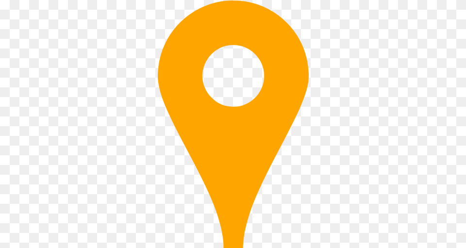 Orange Marker Icon Location Pin Icon Orange, Cutlery, Spoon Png Image