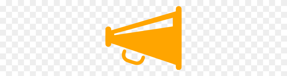 Orange Megaphone Icon, Art Png Image
