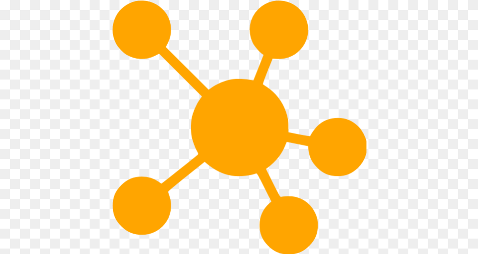 Orange Mind Map Icon Mind Map Icon, Person, Network Png Image