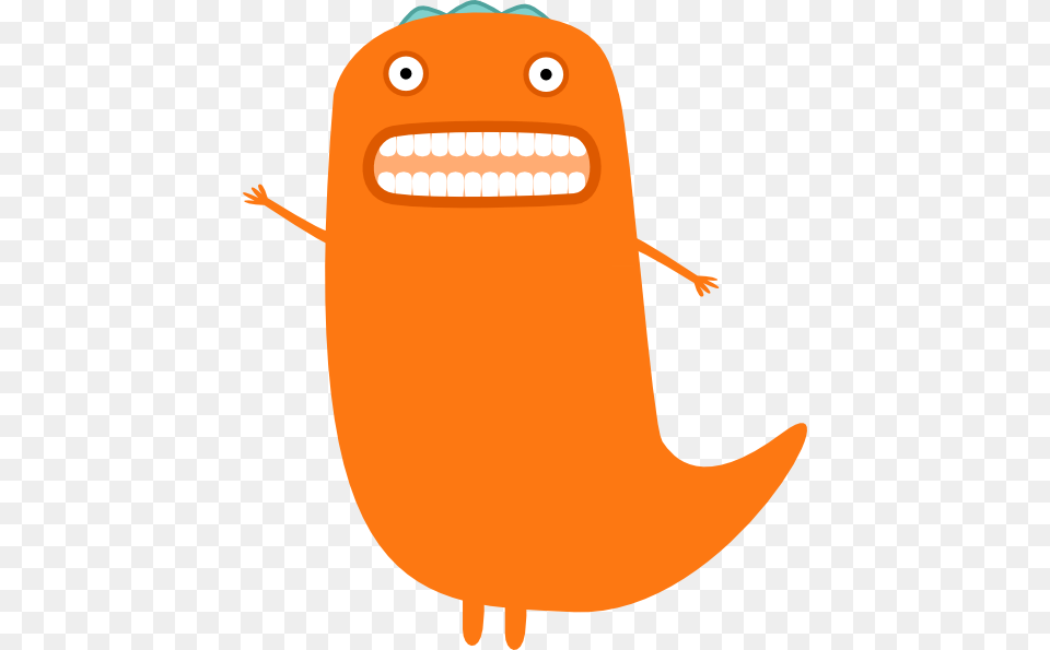 Orange Monster Clipart Images, Animal, Fish, Sea Life, Shark Free Png Download