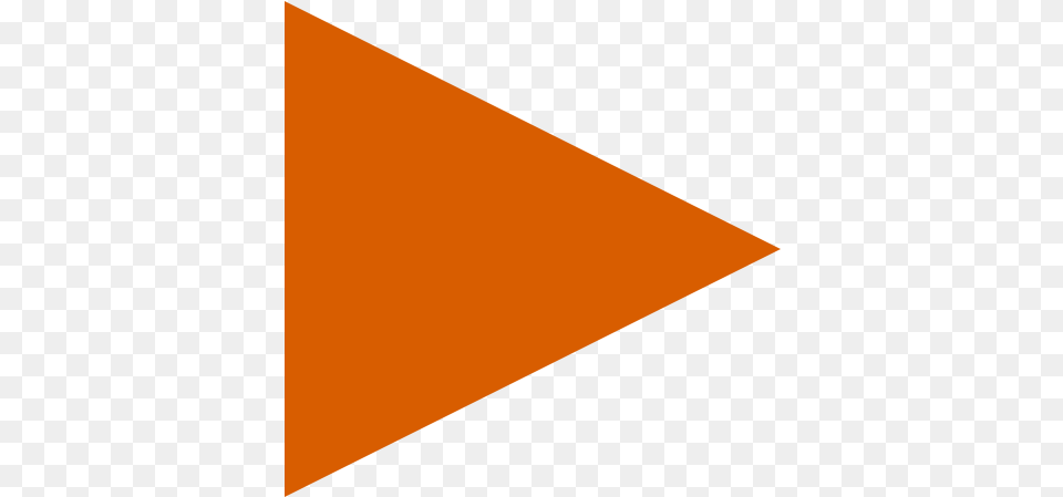 Orange Music Play Icon Orange Arrow Bullet, Triangle Free Transparent Png