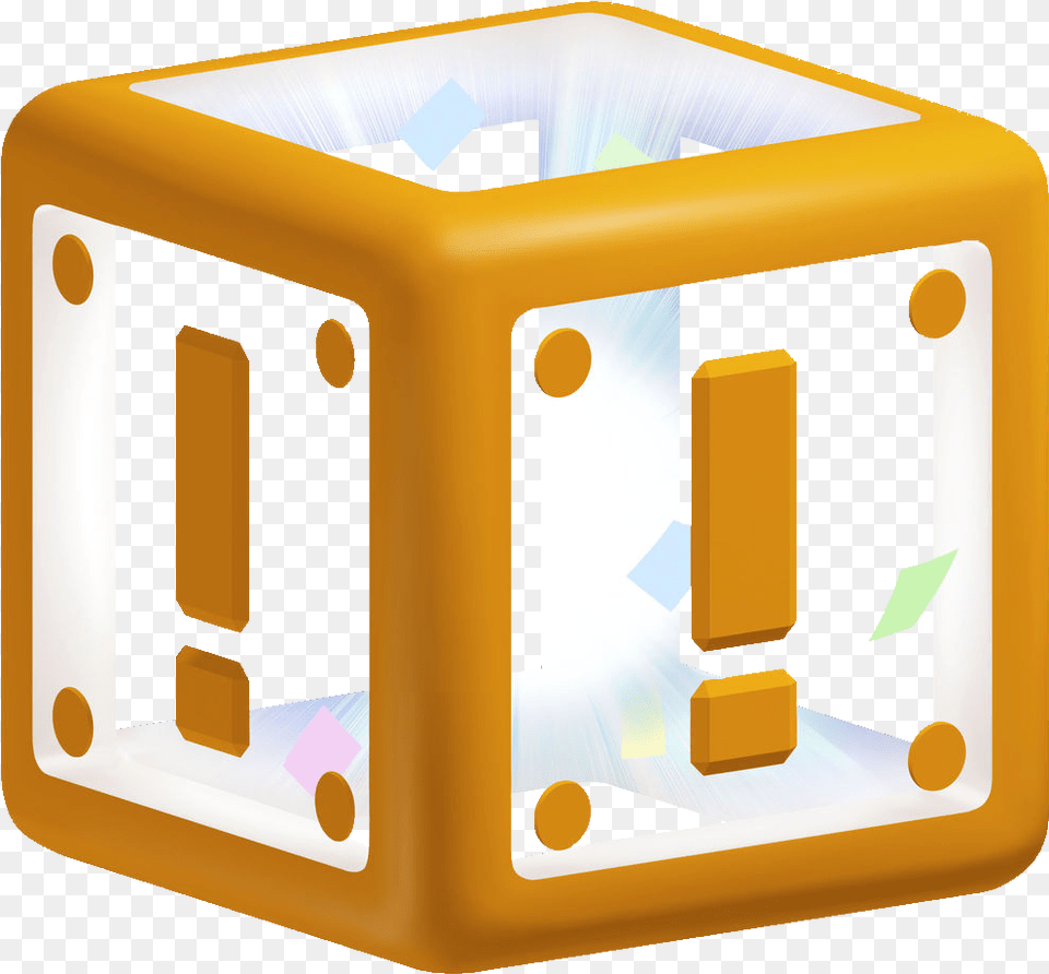 Orange Mystery Box Super Mario 3d World Block, Appliance, Device, Electrical Device, Toaster Free Png