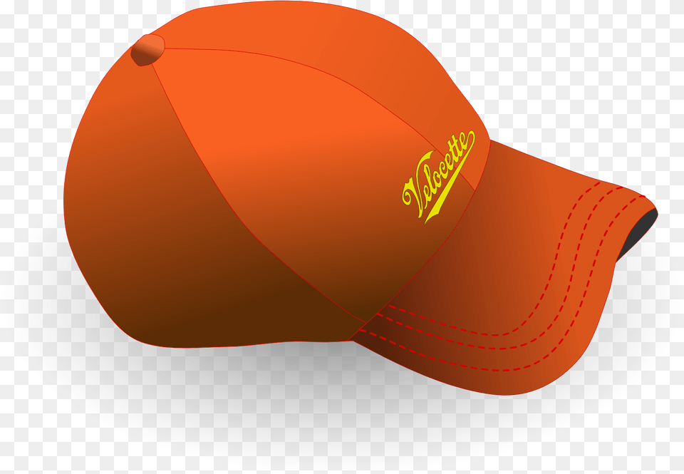Orange Nike Logo Image Information Baseball Hat Clip Art, Baseball Cap, Cap, Clothing Free Png Download