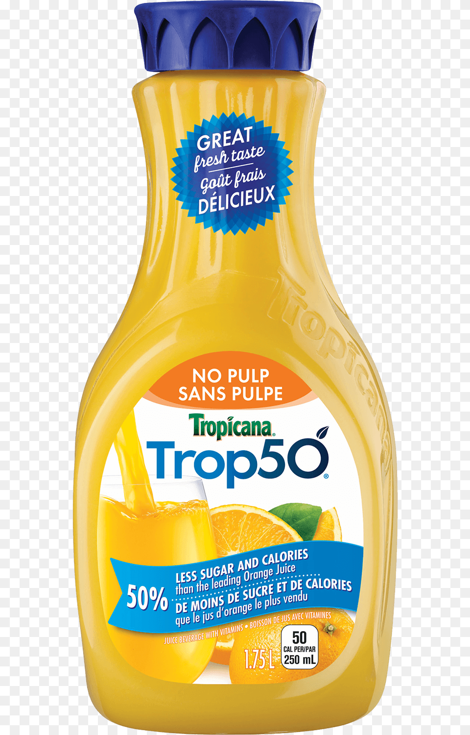 Orange No Pulp Tropicana Orange Juice, Beverage, Orange Juice, Citrus Fruit, Food Free Png Download