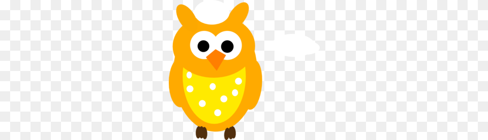 Orange Owl And Dots Clip Art, Animal, Bear, Mammal, Wildlife Free Transparent Png