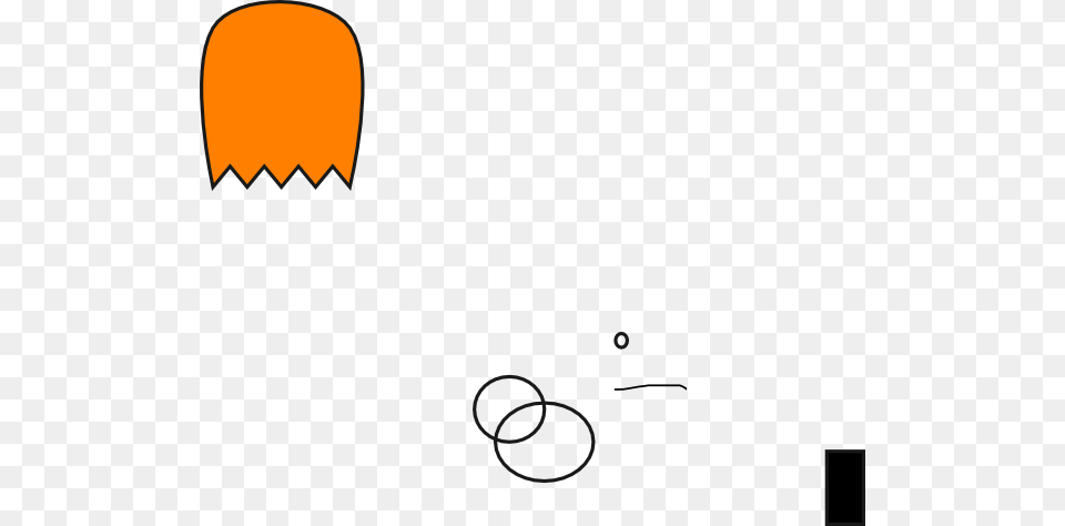 Orange Pacman Ghost Clip Art Free Png Download