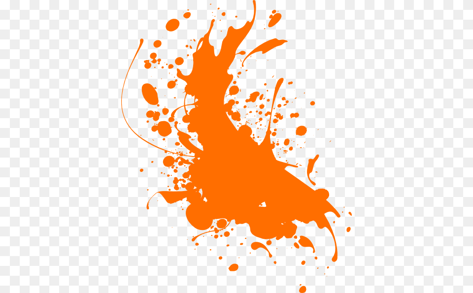 Orange Paint Clip Art, Graphics, Stain, Person Free Transparent Png