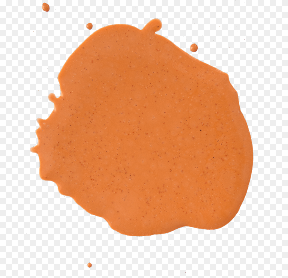 Orange Paint Drop Image Orange Paint Swatch, Food, Sweets, Bread, Cookie Free Png