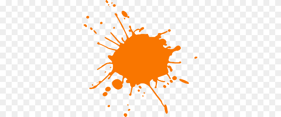 Orange Paint Splat Remixit, Stain, Person, Plant, Pollen Png Image