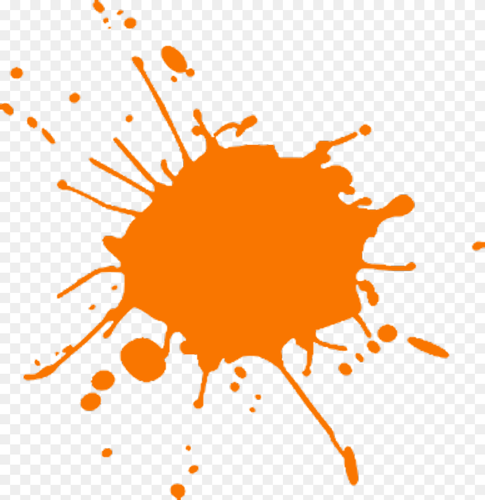Orange Paint Splatter Orange Paint Splat Remixit Blood Splatter Cartoon, Stain, Person, Plant, Pollen Png