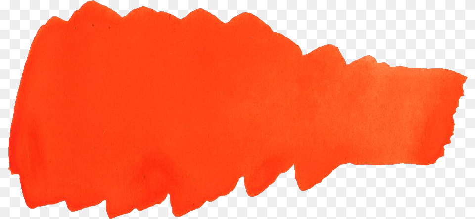 Orange Paint Stroke Transparent Orange Paint Stroke, Leaf, Plant, Weapon Png Image