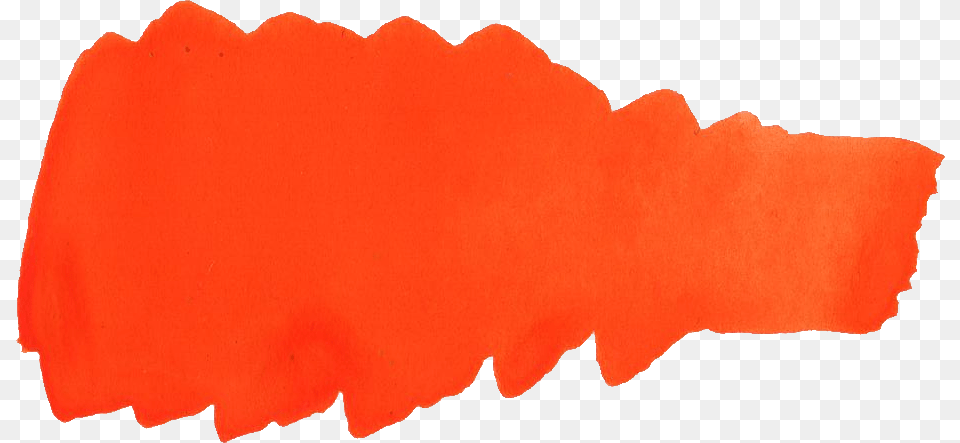 Orange Paint Swipe, Leaf, Plant, Weapon Free Png