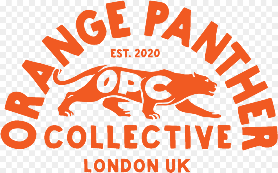Orange Panther Collective, Advertisement, Poster Free Png