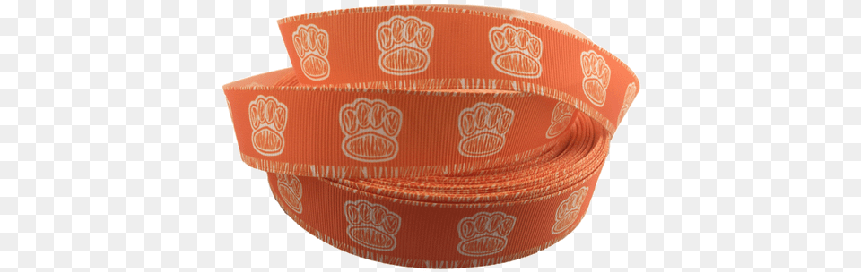 Orange Paw Print Ribbons Bracelet, Accessories, Food, Ketchup Free Transparent Png