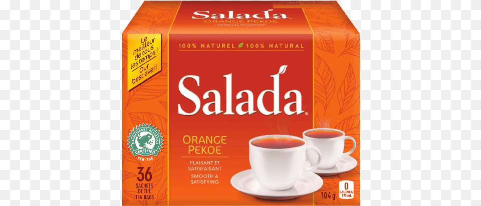 Orange Pekoe Salada Orange Pekoe, Cup, Beverage, Tea Png