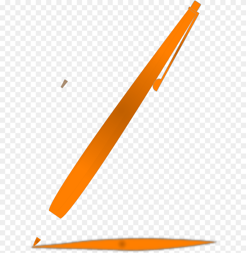 Orange Pencil Svg Clip Arts Download Download Clip Art Clip Art, Pen, Aircraft, Airplane, Transportation Free Transparent Png