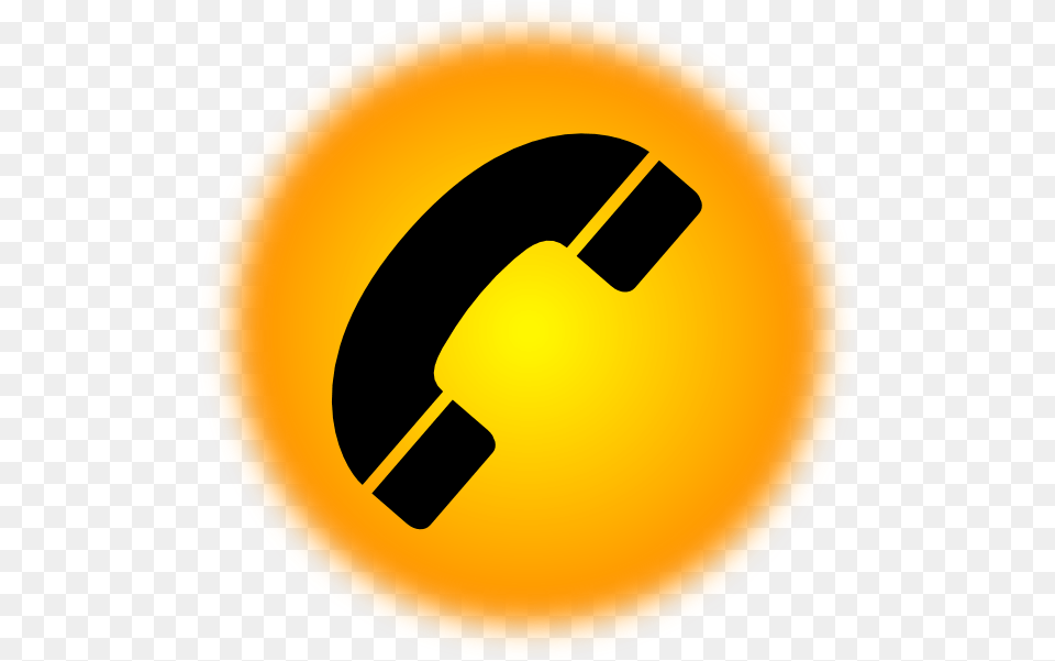 Orange Phone Icon Clip Art Vector Clip Art Transparent Background Orange Phone Icon, Symbol Free Png