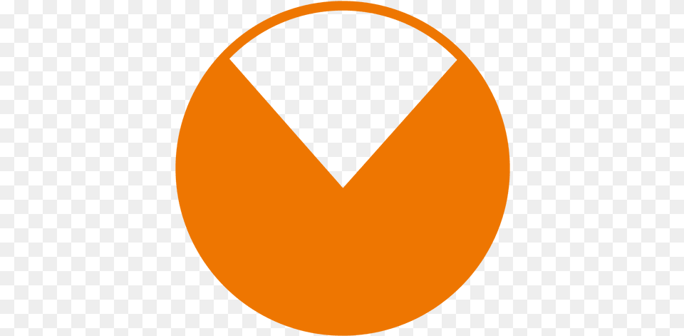 Orange Pie Chart U0026 Svg Vector File Circle, Disk Free Transparent Png