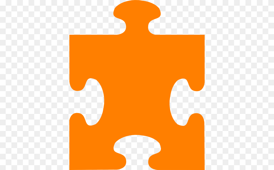 Orange Piece Clip Art Puzzle Piece Clipart, Game, Jigsaw Puzzle Png Image
