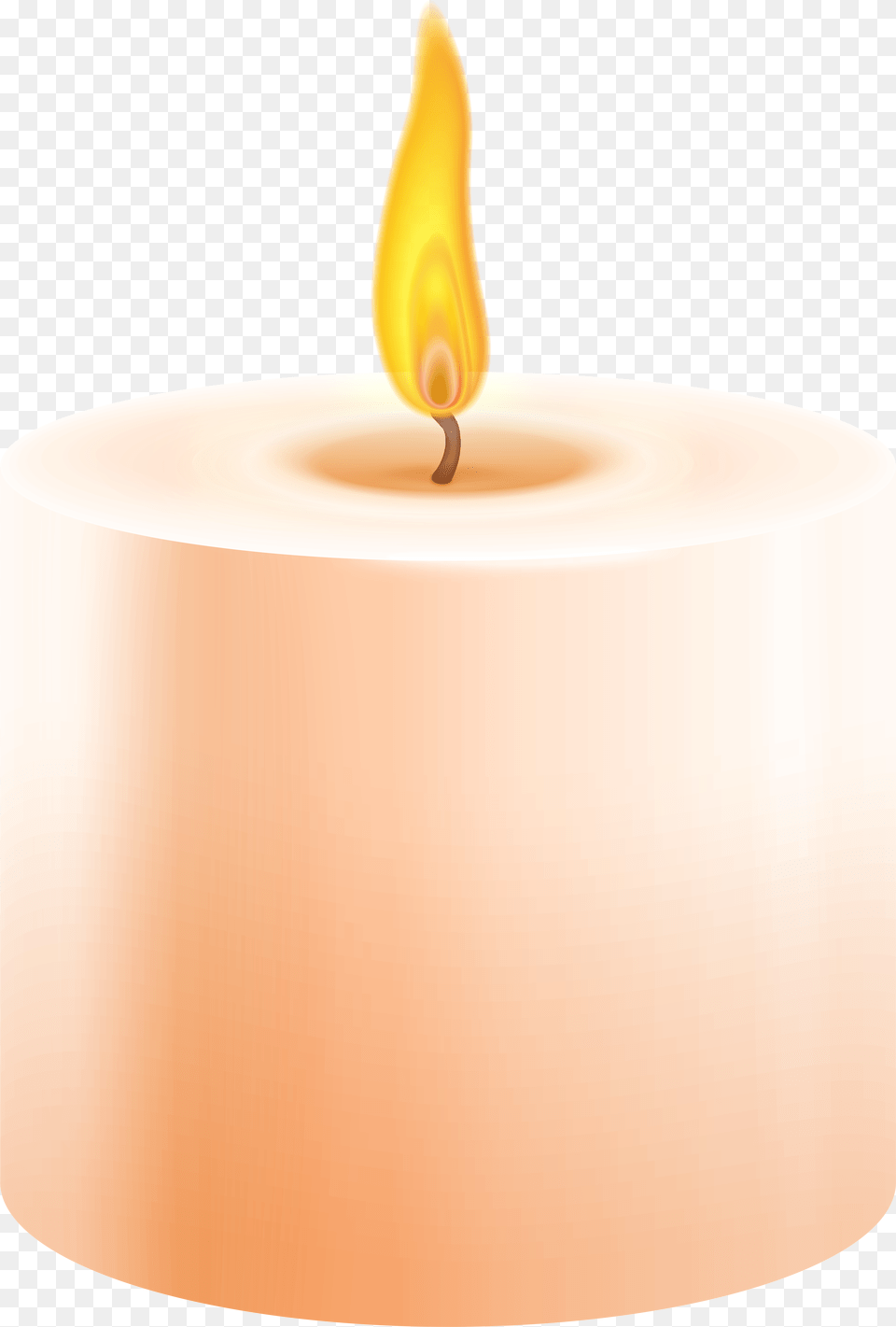 Orange Pillar Candle Clip Art Flame, Fire Png Image