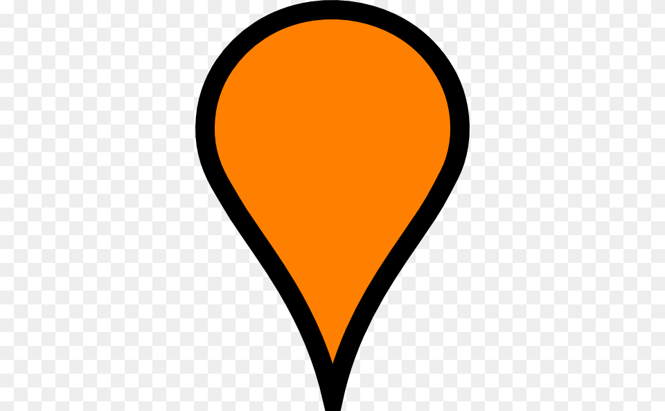Orange Pinpoint Clip Art, Balloon Png Image