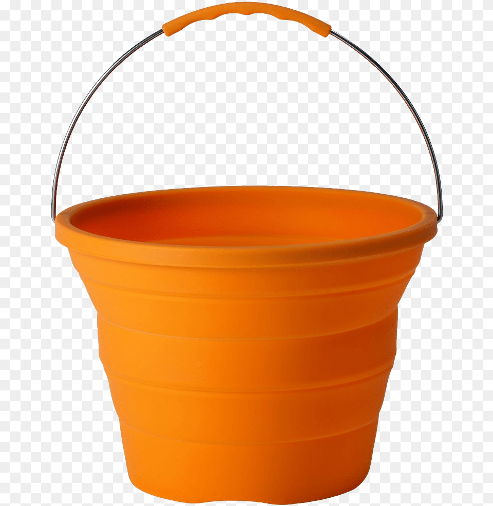 Orange Plastic Bucket Transparent Background Bucket Clipart Free Png