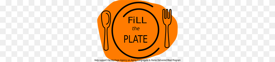 Orange Plate Clip Arts For Web, Cutlery, Fork, Spoon Png Image