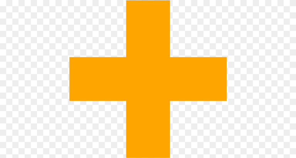 Orange Plus Icon, Cross, Symbol, Logo Png Image