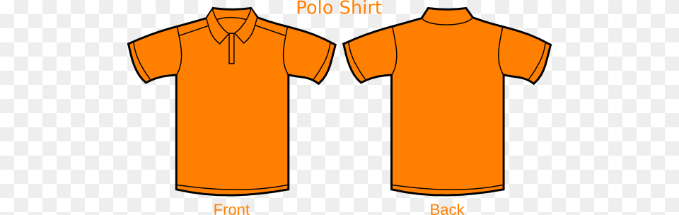 Orange Polo Clip Art Orange Polo Shirt Vector, Clothing, T-shirt Png