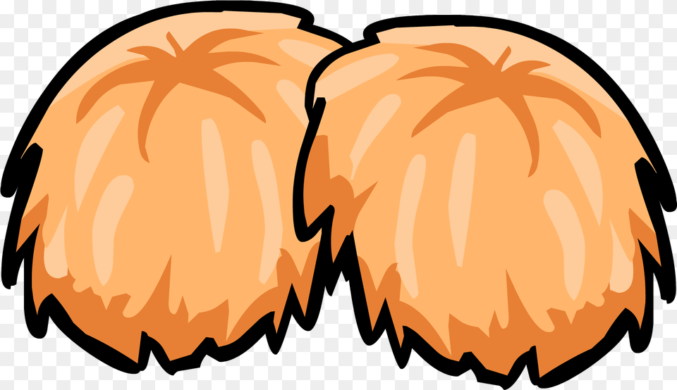 Orange Pom Poms Pompom Clipart, Food, Fruit, Plant, Produce Free Png