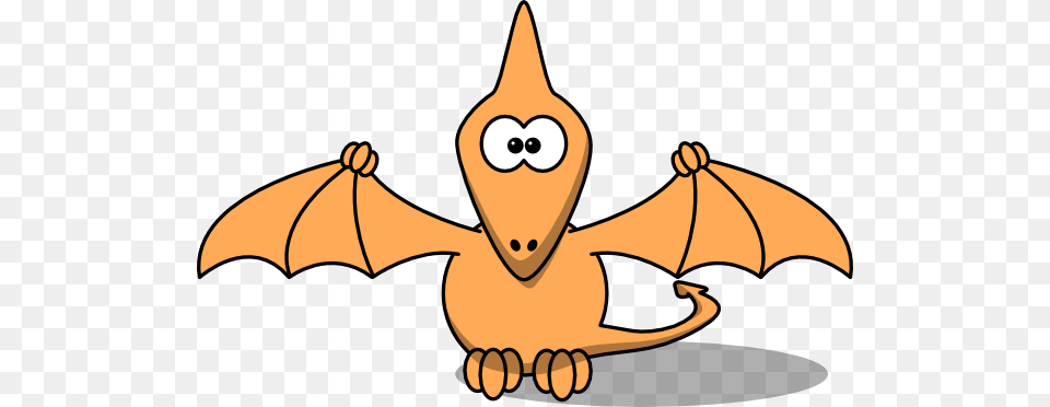 Orange Pterodactyl Clip Art, Animal, Wildlife, Mammal, Fish Png