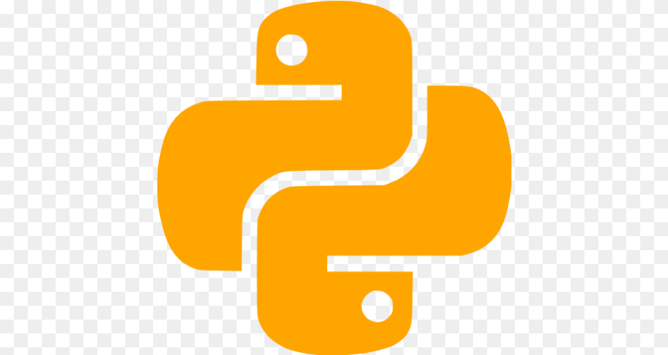 Orange Python Icon Python, Symbol, Text, Number Png