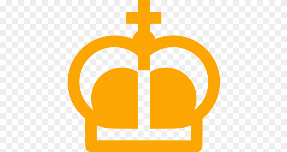 Orange Queen Gb Icon Religion, Accessories, Cross, Crown, Jewelry Free Png