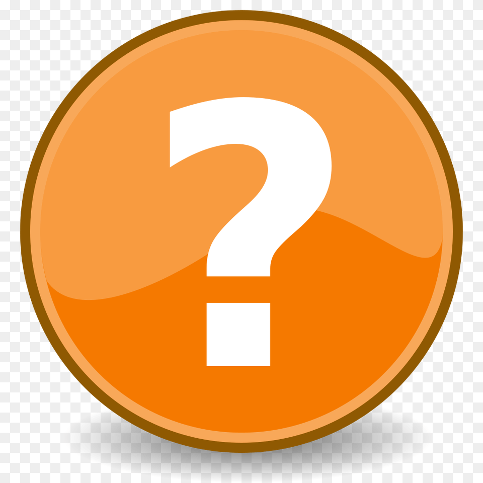Orange Question Icon Orange Transparent Background Question Mark Icon, Number, Symbol, Text, Astronomy Free Png