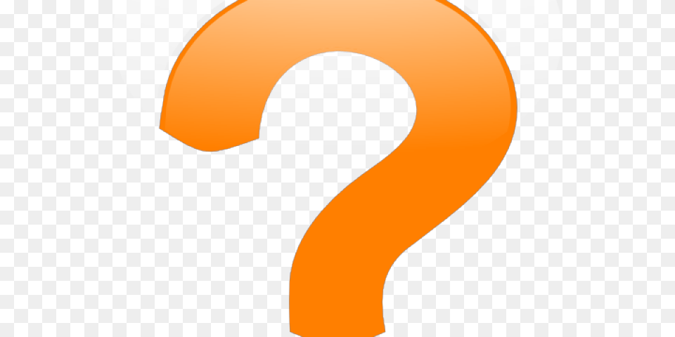 Orange Question Mark, Text Free Png