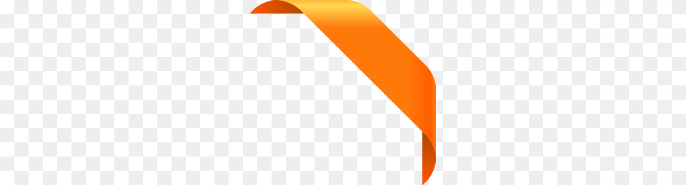 Orange Ribbon Banner Clipart Png