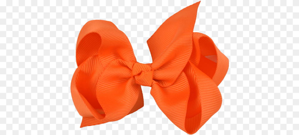 Orange Ribbon Bow Transparent Orange Bow, Accessories, Formal Wear, Tie, Bow Tie Png