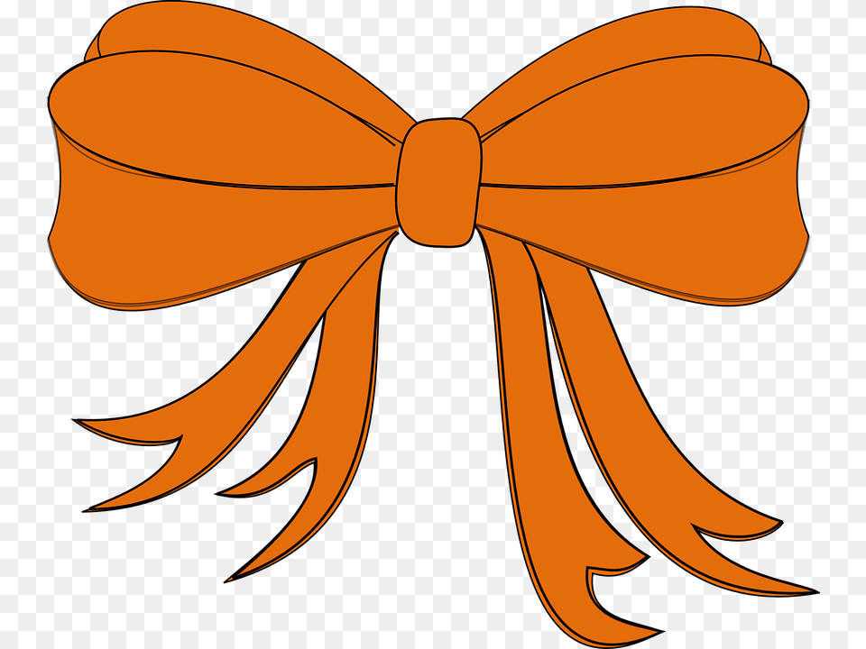 Orange Ribbon Clip Art, Accessories, Formal Wear, Tie, Bow Tie Free Png