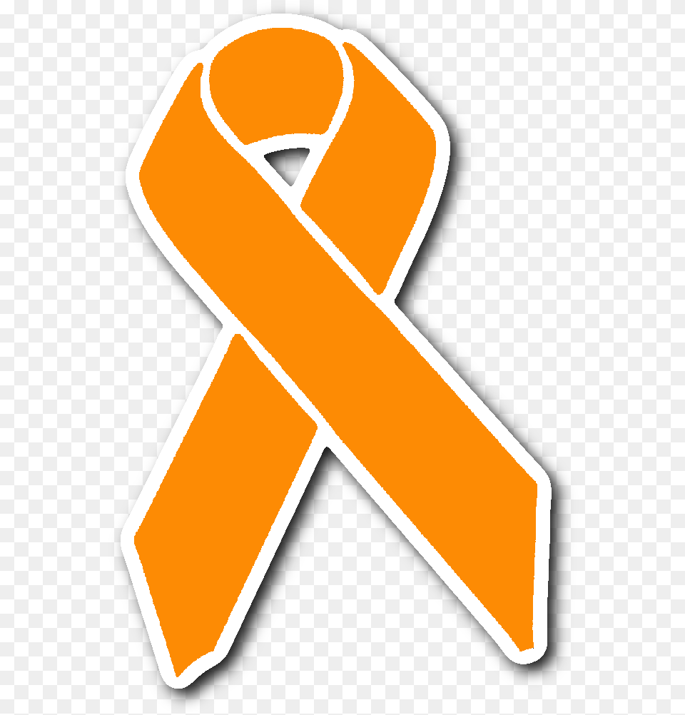 Orange Ribbon Picture Purple Cancer Ribbon, Alphabet, Ampersand, Symbol, Text Free Png