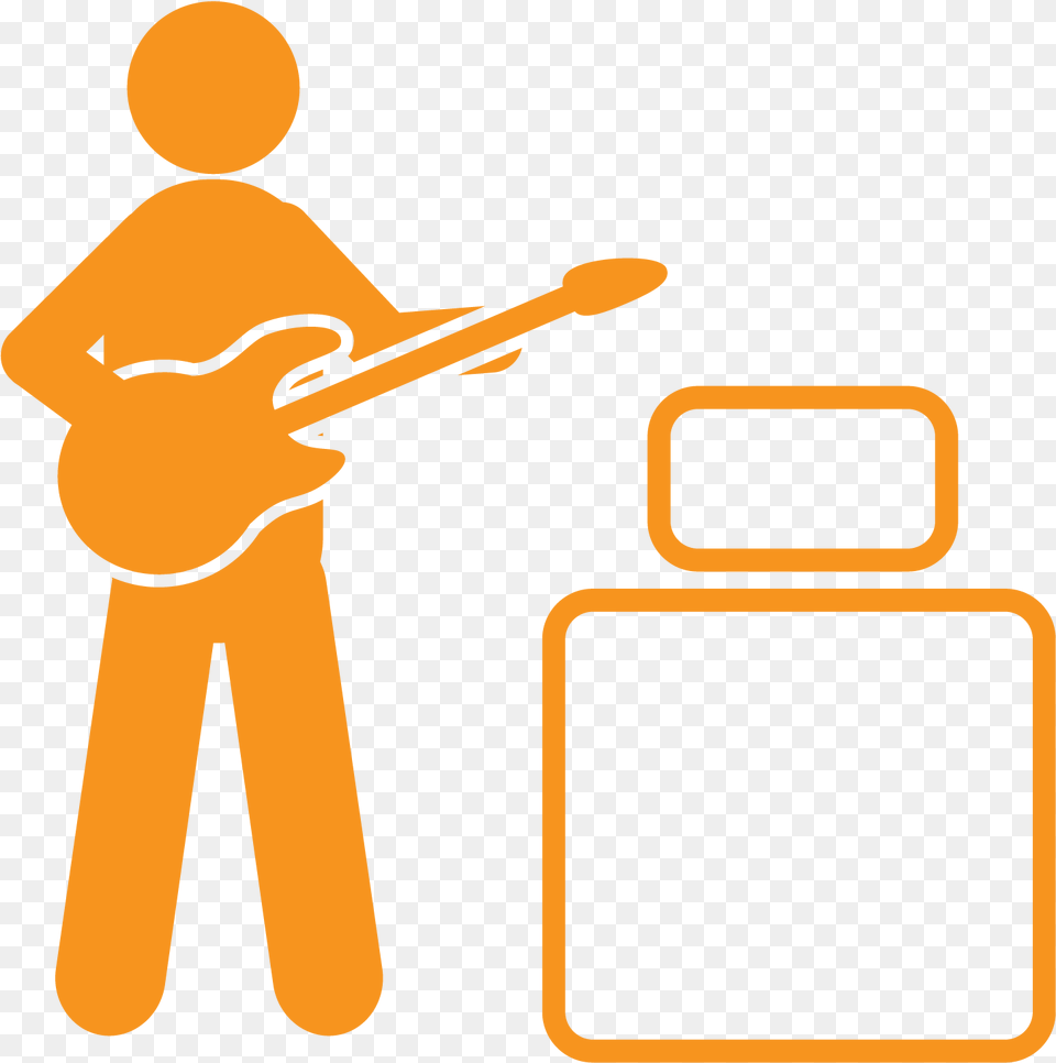 Orange Rock Guitar Intermediate Exam, Musical Instrument, Person Png Image