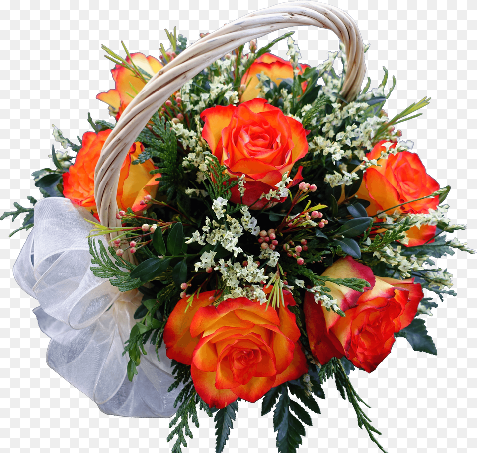 Orange Rose Flowers, Flower, Flower Arrangement, Flower Bouquet, Plant Png