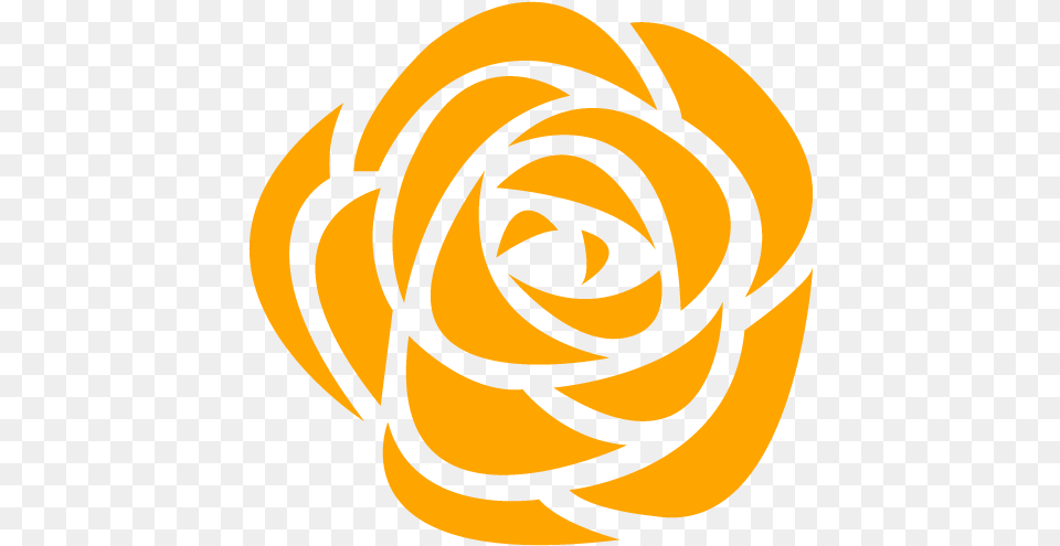 Orange Rose Icon Orange Flower Icon, Person, Knot Png