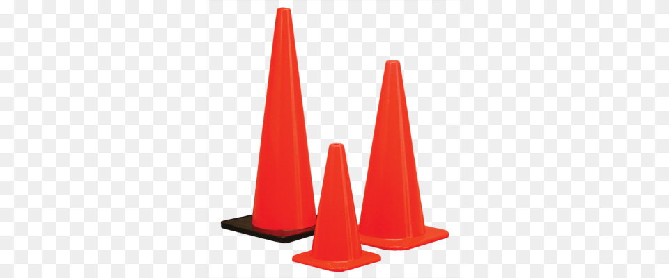 Orange Safety Cones Red Cones Traffic, Cone, Dynamite, Weapon, Bottle Free Png