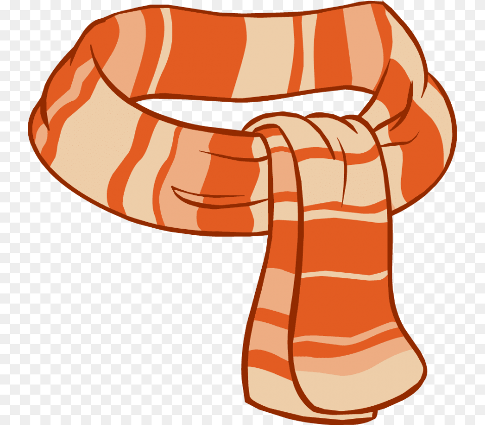 Orange Scarf, Clothing, Food, Meat, Pork Png